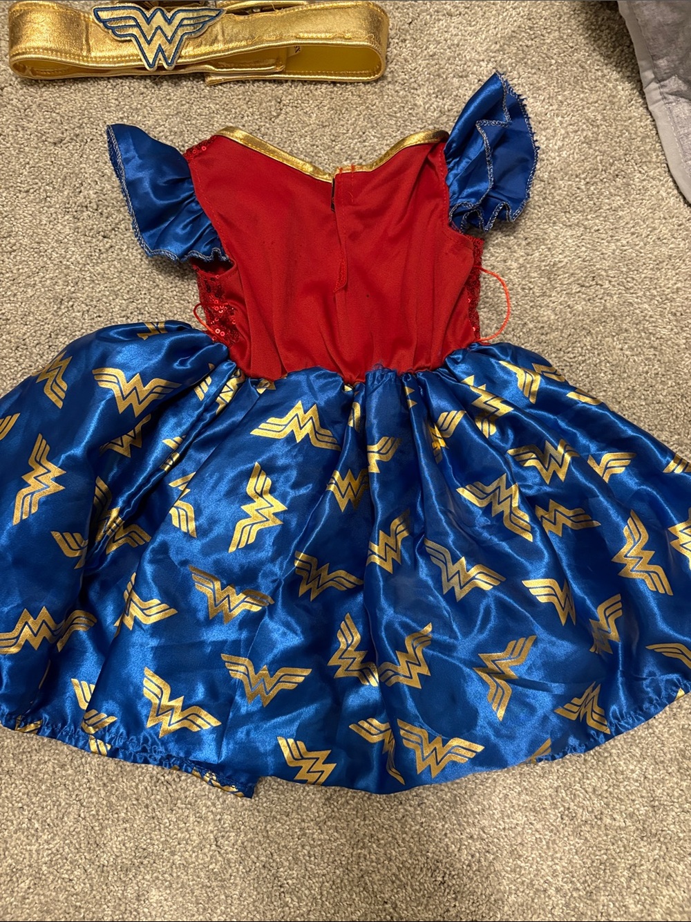 Wonder Woman and Spider-Man Inspired toddler Girls Superhero Costume Set XS - Picture 7 of 7